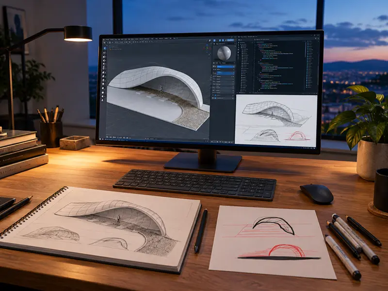Digital studio setup
